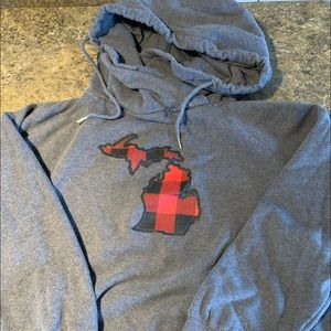 Michigan awesome hooded sweatshirt
